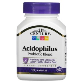 21st Century Acidophilus Probiotic Blend 100 Capsules 740985213391