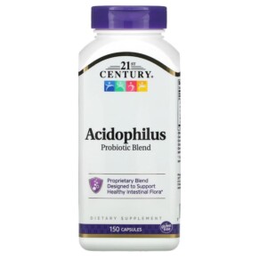 21st Century Acidophilus Probiotic Blend 150 Capsules 740985229286