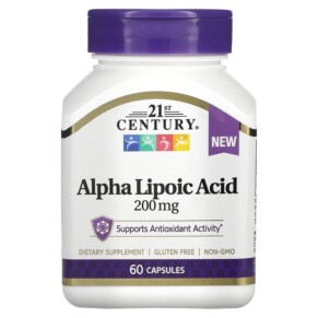 21st Century Alpha Lipoic Acid 200 mg 60 Capsules 740985280720