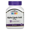 21st Century Alpha Lipoic Acid 50 mg 90 Tablets 740985216743