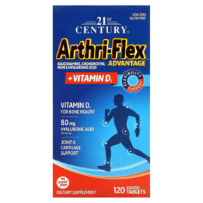 21st Century Arthri-Flex Advantage + Vitamin D3 120 Coated Tablets 740985226230