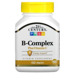 21st Century B-Complex Plus Vitamin C 100 Tablets 740985226681