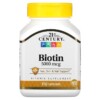 21st Century Biotin 5.000 mcg 110 Capsules 740985271162