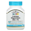 21st Century Calcium Magnesium Zinc + D3 90 Tablets 740985222638