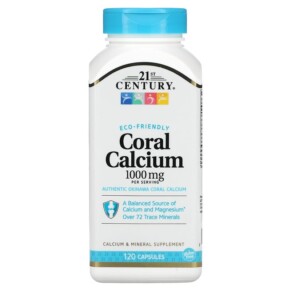 21st Century Coral Calcium 250 mg 120 Capsules 740985227770