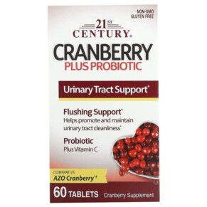 21st Century Cranberry Plus Probiotic 60 Tablets 740985278482