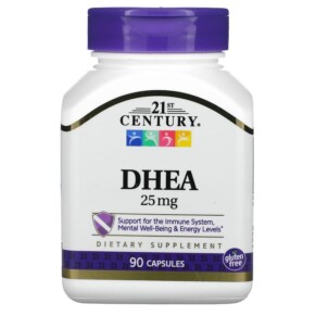 21st Century DHEA 25 mg 90 Capsules 740985211779