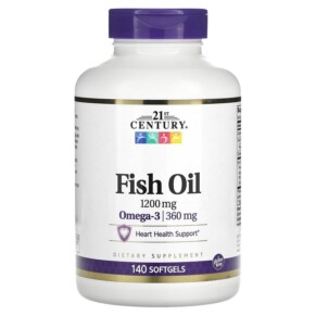 21st Century Fish Oil 1.200 mg 140 Softgels 740985273487