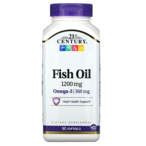 21st Century Fish Oil 1.200 mg 90 Softgels 740985270264
