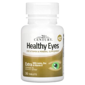 21st Century Healthy Eyes Extra With Lutein Zinc & Vitamin B 36 Tablets 740985274187