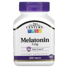 21st Century Melatonin 3 mg 200 Tablets 740985227213