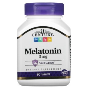 21st Century Melatonin 3 mg 90 Tablets 740985212400