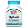 21st Century MgO-400 90 Tablets 740985270721