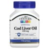 21st Century Norwegian Cod Liver Oil 400 mg 110 Softgels 740985211687