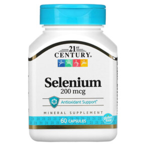 21st Century Selenium 200 mcg 60 Capsules 740985211540