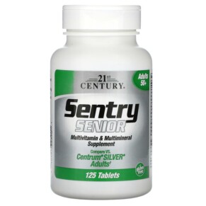 21st Century Sentry Senior Multivitamin & Multimineral Supplement Adults 50+ 125 Tablets 740985223901