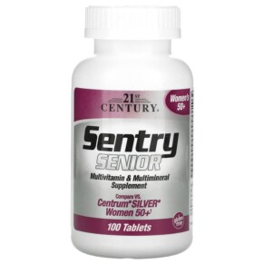 21st Century Sentry Senior Multivitamin & Multimineral Supplement Women 50+ 100 Tablets 740985275429