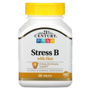 21st Century Stress B with Zinc 66 Tablets 740985223314