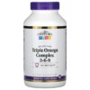 21st Century Triple Omega Complex 3-6-9 180 Enteric Coated Softgels 740985228753