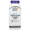 21st Century Triple Omega Complex 3-6-9 90 Enteric Coated Softgels 740985228746