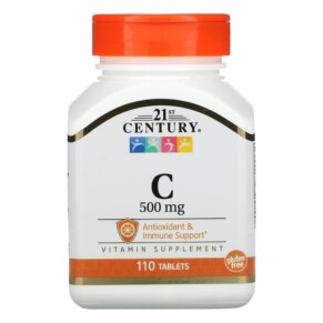 21st Century Vitamin C 500 mg 110 Tablets 740985223161