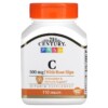 21st Century Vitamin C with Rose Hips 500 mg 110 Tablets 740985210024