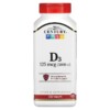 21st Century Vitamin D3 125 mcg (5.000 IU) 360 Tablets 740985274033