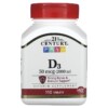 21st Century Vitamin D3 50 mcg (2.000 IU) 110 Tablets 740985271117