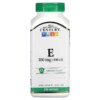 21st Century Vitamin E 180 mg (400 IU) 250 Softgels 740985227305