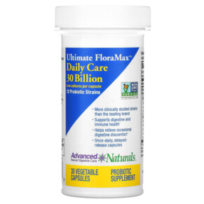 Advanced Naturals Ultimate FloraMax Daily Care 30 Billion 30 Vegetable Capsules 631257121158