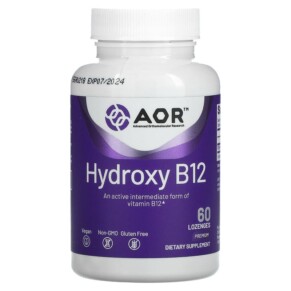 Advanced Orthomolecular Research AOR Hydroxy B12 60 Lozenges 624917083255