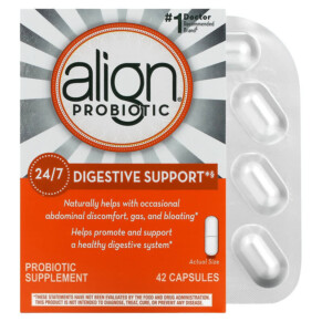 Align Probiotics 24/7 Digestive Support Probiotic Supplement 42 Capsules 037000294177