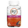 Align Probiotics Dualbiotic Prebiotic + Probiotic Natural Fruit 60 Gummies 037000779377