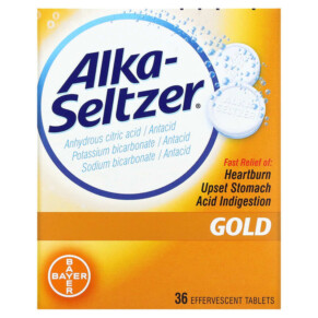 Alka-Seltzer Gold 36 Effervescent Tablets 016500566755