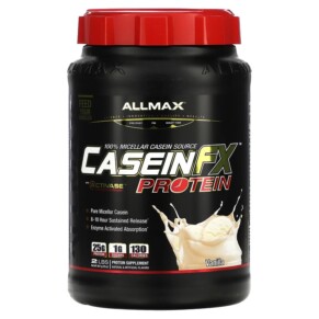 ALLMAX CaseinFX 100% Casein Micellar Protein Vanilla 2 lbs. (907 g) 665553202167