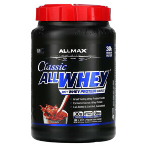 ALLMAX Classic AllWhey 100% Whey Protein Chocolate 2 lbs (907 g) 665553225074