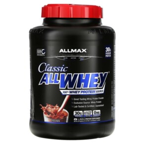 ALLMAX Classic AllWhey 100% Whey Protein Chocolate 5 lbs (2.27 kg) 665553225166