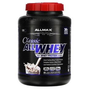 ALLMAX Classic AllWhey 100% Whey Protein Source Cookies & Cream 5 lbs. (2.27 kg) 665553225159