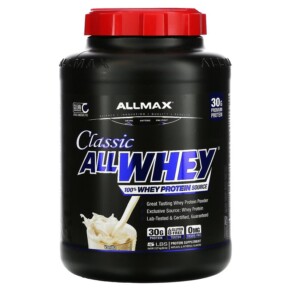 ALLMAX Classic AllWhey 100% Whey Protein Vanilla 5 lbs (2.27 kg) 665553225173