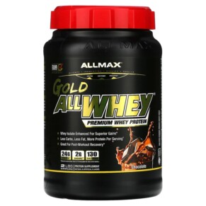 ALLMAX Gold AllWhey Premium Whey Protein Chocolate 2 lbs (907 g) 665553200477