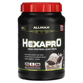 ALLMAX Hexapro High-Protein Lean Meal Cookies & Cream 2 lbs (907 g) 665553228471