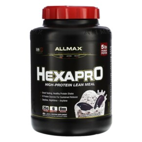 ALLMAX Hexapro High-Protein Lean Meal Cookies & Cream 5 lbs (2.27 kg) 665553228556