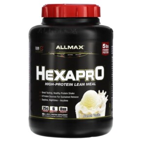 ALLMAX Hexapro High-Protein Lean Meal French Vanilla 5 lbs (2.27 kg) 665553228549