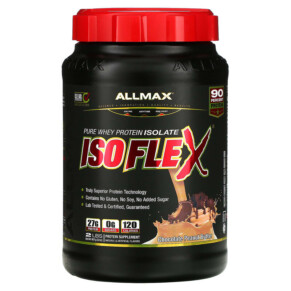 ALLMAX Isoflex Pure Whey Protein Isolate Chocolate Peanut Butter 2 lbs (907 g) 665553121727