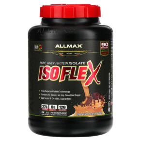 ALLMAX Isoflex Pure Whey Protein Isolate Chocolate Peanut Butter 5 lbs (2.27 kg) 665553121758