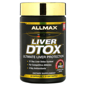 ALLMAX Liver Dtox Ultimate Liver Protection 42 Capsules 665553224466