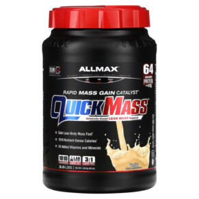 ALLMAX Quick Mass Rapid Mass Gain Catalyst Vanilla 3.5 lbs (1.59 kg) 665553229744