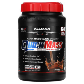 ALLMAX QuickMass Rapid Mass Gain Catalyst Chocolate 3.5 lbs (1.59 kg) 665553229829