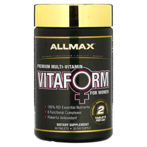 ALLMAX Vitaform Premium Multi-Vitamin For Women 60 Tablets 665553228808