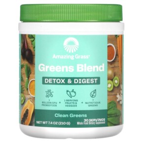 Amazing Grass Greens Blend Detox & Digest 7.4 oz (210 g) 829835004737